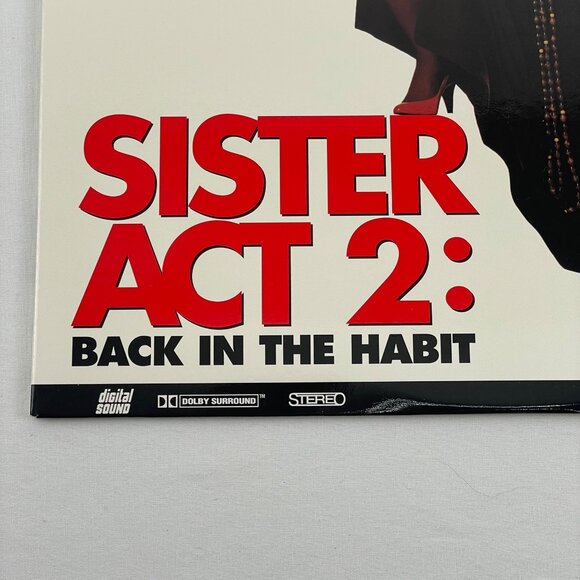 Touchstone Home Video Sister Act 2 Laserdisc LD Collectible Whoopi Goldberg - Picture 2 of 7